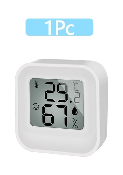 1 Adet Beyaz Mini Dijital Termometre Higrometre LCD Ekransıcaklık Nem Ölçer Sensörü Kapalı Oda Ölçer Hava Istasyonu (Yurt Dışından)