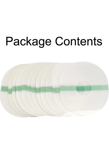 25 Pcs Freestyle Libre Yapışkanlı Yamalar Oval Şeffaf Freestyle Yapışkanlı Bandajlar 4 1/2" x 3 1/5 Büyük Paket Fixic Için (Yurt Dışından)