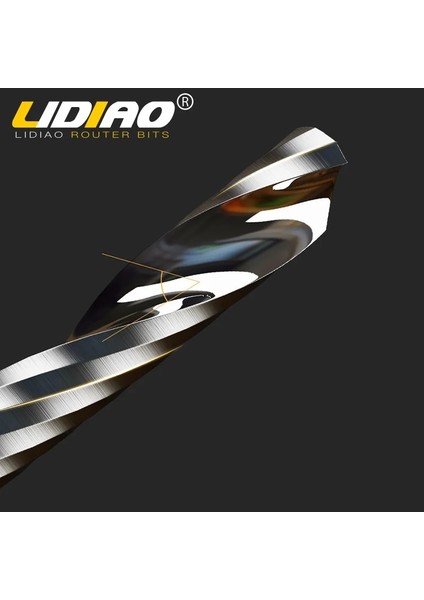 2302 Lıdıao 3D Cnc Router Bit Gravür Kesim 3.175/4/6 Shank Bir Tek Flüt Spiral Karbür Freze Cutte Akrilik Pvc Ahşap Mdf (Yurt Dışından)