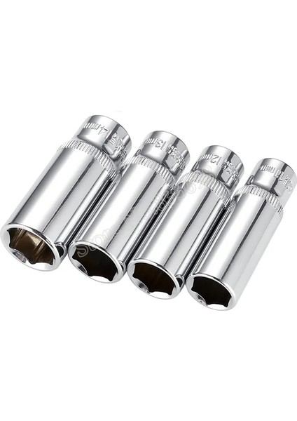 7mm 1/4 Lokma Seti Adaptörü Uzun Soketler 4-14MM Derin Soket Aracı Kafaları Tork Anahtarı Cırcır Lokma Anahtar Oto Tamir Aracı (Yurt Dışından)