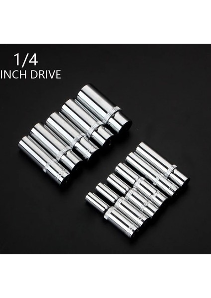 4mm-1 Adet 1/4 "6.35MM Sürücü Hex Lokma Seti Cr-V Alaşımlı Paslanmaz Altıgen Cırcır Anahtarı Soket Kafa 50MM Uzun Anahtar Prizler Ortak El Aleti (Yurt Dışından) fiyatları