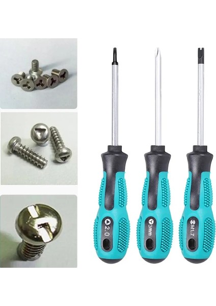 T 1.8mm Üçgen Tornavida Seti U Y Şekli Iç Çapraz Soket Sürücü Vida Ev Aletleri Için El Aracı Отвертка Набор Отверток (Yurt Dışından) fiyatları
