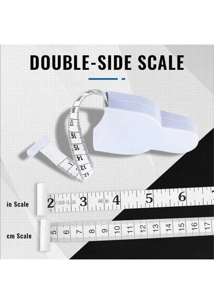 Siyah Kendiliğinden Sıkılan Şerit Mezura 150 Cm/60 Inç Ölçü Metre Filmi Vücut Bel Göğüs Bacaklar Santimetre Ölçüm Yeniden (Yurt Dışından) fırsatları