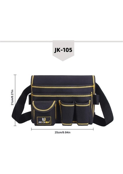 JK105 Paketi Cepler Yuvaları Onarım Aracı Saklama Çantası Çok Fonksiyonlu Bel Oxford Kumaş Donanım Aracı Cep Anahtarı Pense Saklama Çantası (Yurt Dışından)