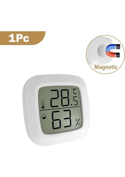 1 Adet C Tipi Mini LCD Dijital Termometre Higrometre 1/2 Adet Iç Mekan Sıcaklık Nem Ölçer Oda Sensörü Higrometre Ölçer Hava Istasyonu (Yurt Dışından)