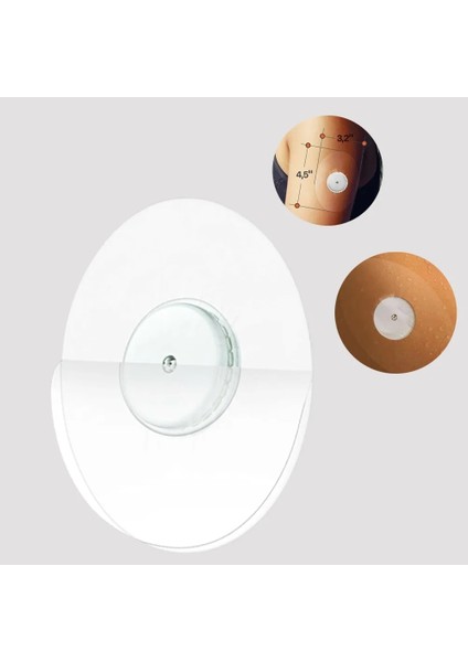 20 Adet Yuvarlak Mavi Serbest Stil Yapışkanlı Yamalar Oval Şeffaf Bandajlar 4 1/2 "x 3 1/5 Açık Spor Yama Taşınabilir Sabit Sensör Fixic (Yurt Dışından) fırsatları