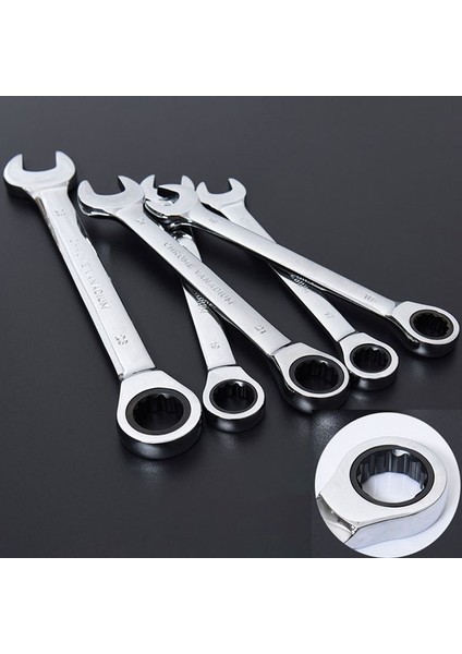 8 mm 6-32 mm Cırcır Anahtarı Esnek Kafa Kombinasyonu Cırcır Anahtarı Çift Kullanımlı Cırcır Anahtarı Araçları Tamir Araç Kiti El Aleti Setleri (Yurt Dışından)