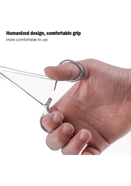 Düz 12.5 cm Paslanmaz Çelik Kavisli Uç ve Düz Uçlu Forseps Kilitleme Kelepçeleri Hemostatik Forseps Arteriyel Forseps Kelepçe Balık Kancası Pense (Yurt Dışından) indirimleri