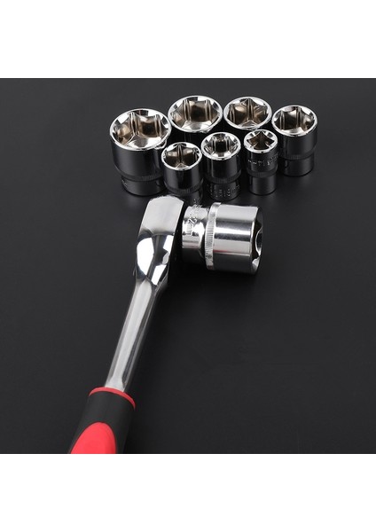 22MM 1 Adet 8mm 9mm 10MM 11 12 13 14 15 16 17 18 19 20 21 22 23 24 Altıgen 1/2 Kısa Lokma Anahtar Başlığı Kollu Krom Vanadyum Alaşımı (Yurt Dışından)
