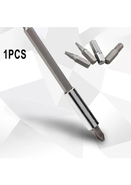 60MM 1 Adet Manyetik Tornavida Bit Tutucu 60/75/100/150MM Uzatma Çubuğu 1/4 ''hex Shank Torx Soket Kafa Güç Tornavida Aksesuarları (Yurt Dışından)