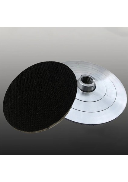 Yeni Pratik Parlatma Pedleri 4 Inç Pedler 1 Pc 4 Inç Alüminyum Taban Destek 100MM Zımpara Parlatma Makinesi Için (Yurt Dışından)