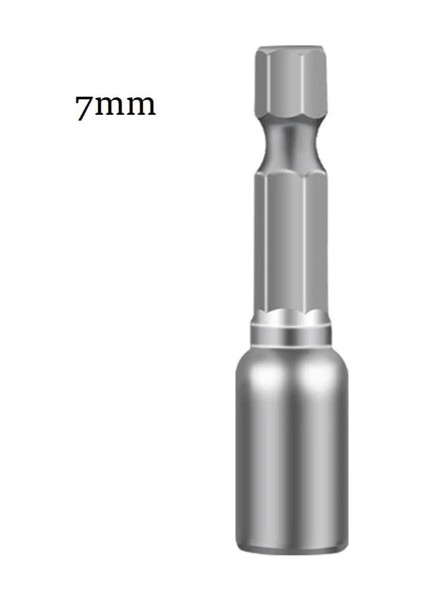 7mm 6-13MM Darbe Soket Manyetik Somun Tornavida 14 Hex Shank Elektrikli Matkap Ucu Soket Altıgen Anahtarı El Aracı (Yurt Dışından)