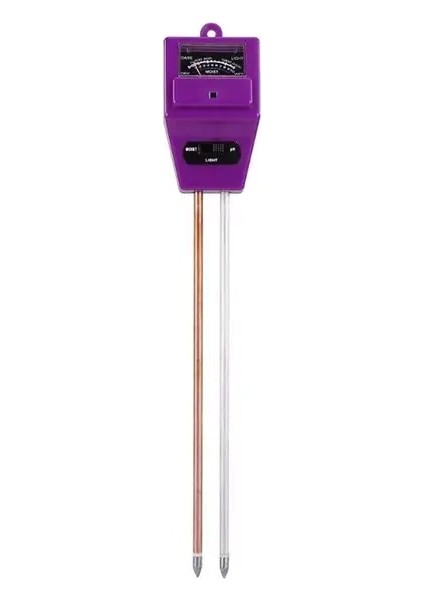 L 3 In 1 Dijital Test Cihazı Toprak Nemi Güneş Işığı Ph Metre Test Cihazı Bitkiler Için Çiçekler Asitlik Nem Ölçümü Bahçe Bitkileri Araçları (Yurt Dışından)
