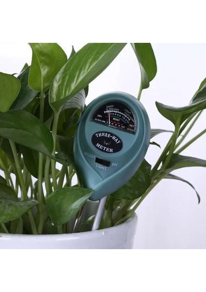 L 3 In 1 Dijital Test Cihazı Toprak Nemi Güneş Işığı Ph Metre Test Cihazı Bitkiler Için Çiçekler Asitlik Nem Ölçümü Bahçe Bitkileri Araçları (Yurt Dışından) fırsatları