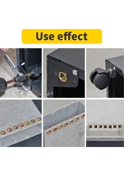 M3 Perçin Somun Aracı Elektrikli Perçin Tabancası El Somun Perçinleyici Rivnut Aracı Perçin Tabancası Matkap Adaptörü Perçinleme El Konu Perçin Plakası (Yurt Dışından)