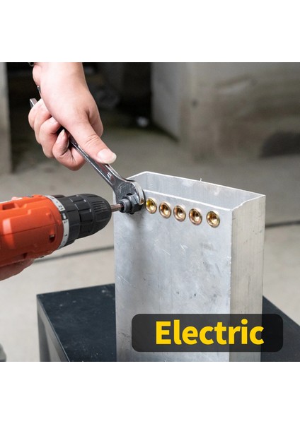 M3 Perçin Somun Aracı Elektrikli Perçin Tabancası El Somun Perçinleyici Rivnut Aracı Perçin Tabancası Matkap Adaptörü Perçinleme El Konu Perçin Plakası (Yurt Dışından)