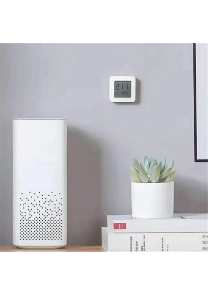 Hiçbir Uygulama Kullanımı E 4.2 Termometre Higrometre 2 LCD Ekran Dijital Sıcaklık Nem Xıaomı Mijia Için Yüksek Hassasiyetli Akıllı Sensör (Yurt Dışından)