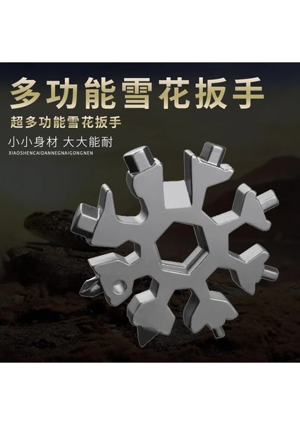 Siyah Evrensel Taşınabilir 18-In-1 Kar Tanesi Tork Anahtarı Çok Aletli Paslanmaz Çelik Alet Takımı Çok Fonksiyonlu El Aletleri Manuel Alet (Yurt Dışından) fırsatları