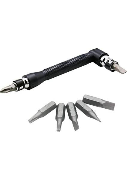 Kafa 1/4 "phillips Torx Tornavida Uçları Anahtar Seti 6.35MM Çift Kafa L Şeklinde Mini Lokma Anahtar Soket Tornavida El Tamir Araçları (Yurt Dışından) modelleri