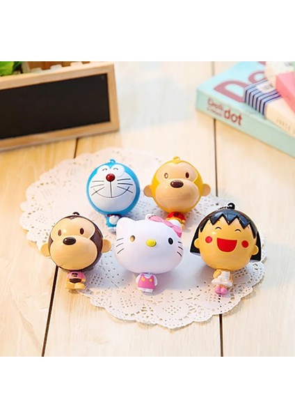Snoopy 1m Mini Yumuşak Mezura Sevimli Anahtarlık Çocuk Otomatik Teleskopik Mezura Pembe Cetvel Vücut Ölçümleri (Yurt Dışından)