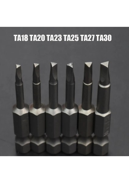 50 mm Uzunluk TA20-1PCS 1 Adet Manyetik Üçgen Kafa Tornavida Uçları 1/4 Inç Çelik Kaymaz Hex Shank Pnömatik Tornavida 3 Noktalı Elektrikli Kafa (Yurt Dışından)