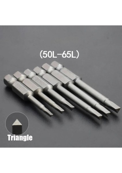 50 mm Uzunluk TA20-1PCS 1 Adet Manyetik Üçgen Kafa Tornavida Uçları 1/4 Inç Çelik Kaymaz Hex Shank Pnömatik Tornavida 3 Noktalı Elektrikli Kafa (Yurt Dışından) fiyatları
