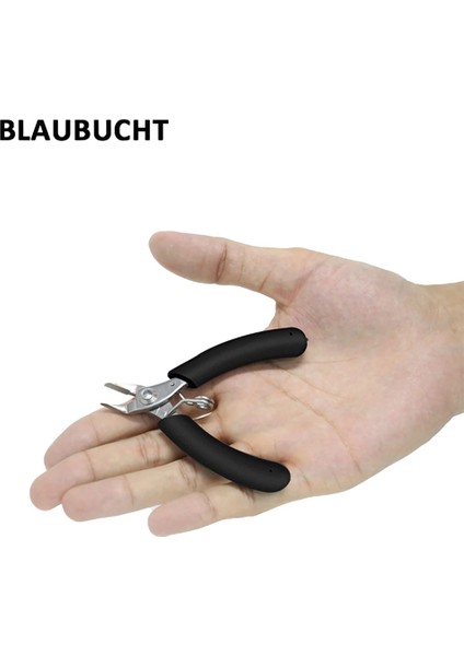 YTH-037 Kırmızı 3.5 Inç Mini Çapraz Pense Takı Yuvarlak Kargaburun Elektronik Makas Çok Fonksiyonlu Paslanmaz Çelik Makası El Aletleri (Yurt Dışından)