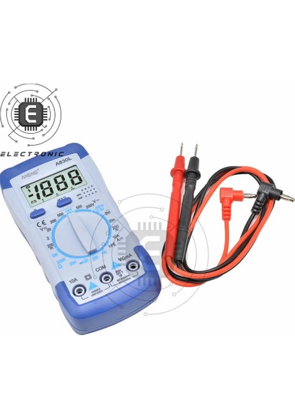 Sarı Gri A830L LCD Dijital Multimetre Ac Dc Gerilim Diyot Frekans Multitester Akım Test Cihazı Buzzer Fonksiyonlu Aydınlık Ekran (Yurt Dışından) modelleri