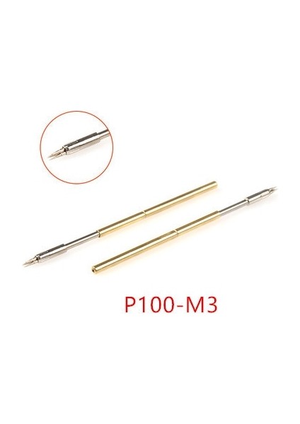 P100-LM3 20 Adet/torba Yay Testi Pimi P100-A2 A3 B1 E2 E3 H2 H3 H4 H5 J1 Q1 Q2 T2 Lm2 LM3DIŞ Çap 1.36MM Uzunluk 33.5mm Pcb Probu (Yurt Dışından)