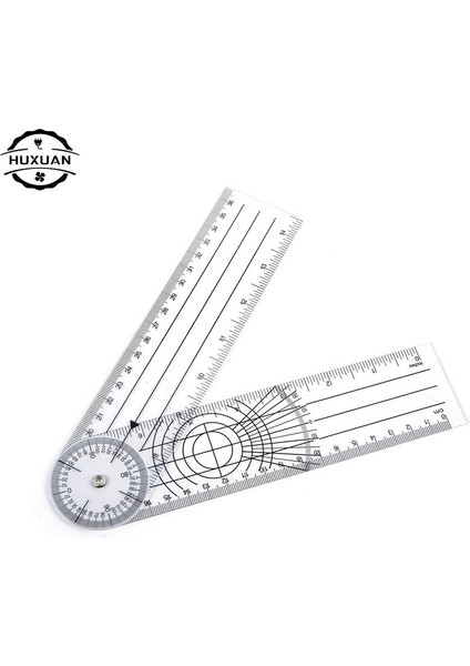 1 Adet 0-140MM 360 Derece Gonyometre Açısı Tıbbi Omurga Açısı Cetvel Açı Inklinometre Cetvel Iletki Açı Bulucu Ölçme Aracı (Yurt Dışından) fırsatları