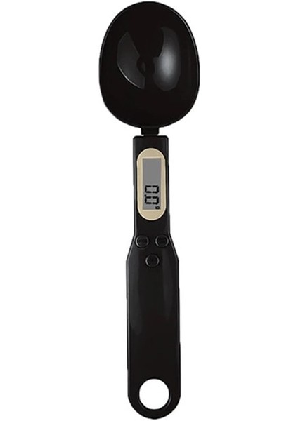 Siyah Elektronik Mutfak Terazisi 500G 0.1g LCD Dijital Gıda Unu Dijital Kaşık Ölçeği Mini Mutfak Aracı Süt Kahve Terazisi (Yurt Dışından)