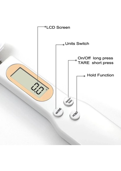 Siyah Elektronik Mutfak Terazisi 500G 0.1g LCD Dijital Gıda Unu Dijital Kaşık Ölçeği Mini Mutfak Aracı Süt Kahve Terazisi (Yurt Dışından) fırsatları