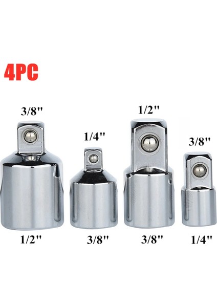 02 1/4 "3/8" 1/2" Cırcır Anahtarı Adaptörü Krom Vanadyum Kol Adaptörü Sürücü Soket Dönüştürücü Anahtarı Dönüşümü Ortak Dönüştürücü (Yurt Dışından) indirimleri