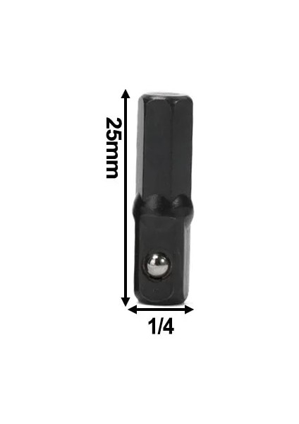 50MM 1/4 Adet Darbe Soket Adaptörü 1/4 Inç Shank Matkap Uçları Uzatma Çubuğu Darbeli Sürücü Hex Shank Kare Soket Uzatma (Yurt Dışından) indirimleri