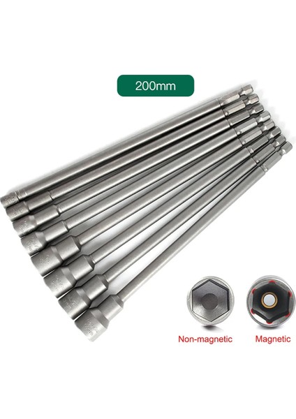 Manyetik Olmayan 7mm 1 Adet 5.5MM-19MM Uzatmak Altıgen Soket Kol Bit Somun Sürücü Elektrikli Matkaplar Için Darbeli Sürücüler El Matkapları Araçları Parçaları Uzunluğu 200MM (Yurt Dışından) fiyatları