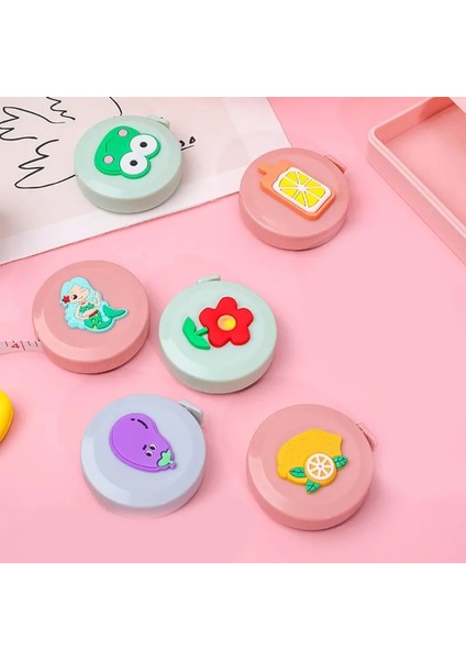 I Karikatür 150CM/60 "mezura Taşınabilir Geri Çekilebilir Cetvel Çocuk Yükseklik Cetveli Santimetre Inç Rulo Dikiş Terzi Mezura (Yurt Dışından) fırsatları