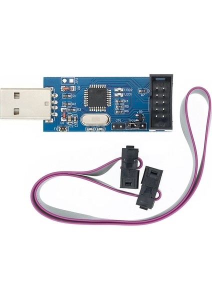1 Takım 1 Adet Yeni Usbasp Usbısp Avr Programcı USB Isp USB Asp Atmega8 ATMEGA128 Desteği Win7 64K 10PIN 6 Pin Adaptör Panosu (Yurt Dışından)