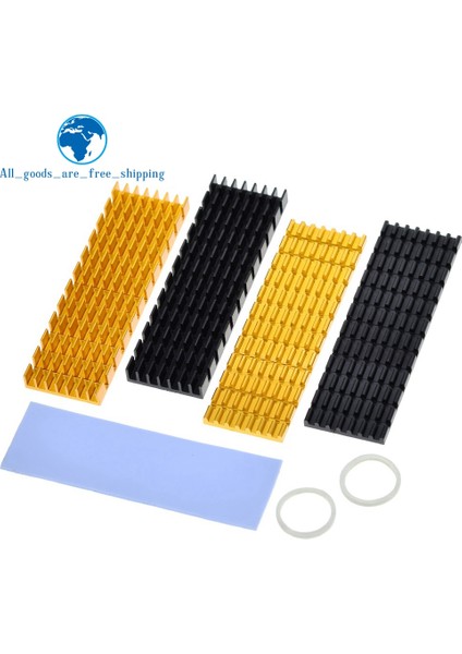 3 mm Siyah Soğutucu Isı Dağılımı Radyatör M.2 Soğutma Isı Emici Isı Termal Pedleri M.2 Ngff 2280 Pcı-E Nvme SSD (Yurt Dışından) fiyatları