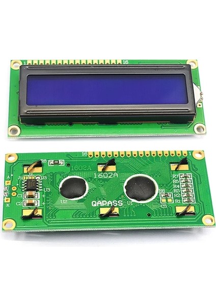 LCD1602 Mavi LCD1602 LCD Modülü Mavi Ekran IIC/I2C 1602 Arduino 1602 Için LCD MEGA2560 Yeşil Ekran (Yurt Dışından)