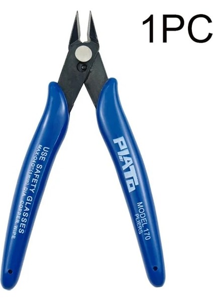 1 Adet 1 Adet Elektrikçi Tel Kablo Pensesi Tel Zanaat Yan Kesici Kesme Onarım Aracı Kesici Kesme Yan Makası Paslanmaz Çelik Makası (Yurt Dışından)