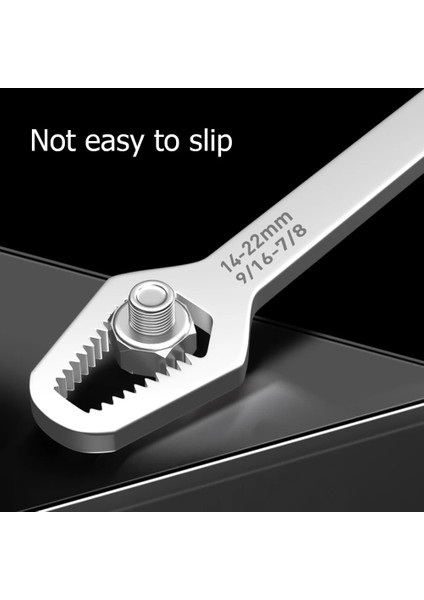 160 cm Siyah 8-22MM Evrensel Torx Anahtarı Ayarlanabilir Çift Kafa Anahtar Vida Somun Anahtarı Mini Cırcır Anahtarı Motosiklet Araba Tamir El Aletleri (Yurt Dışından) modelleri