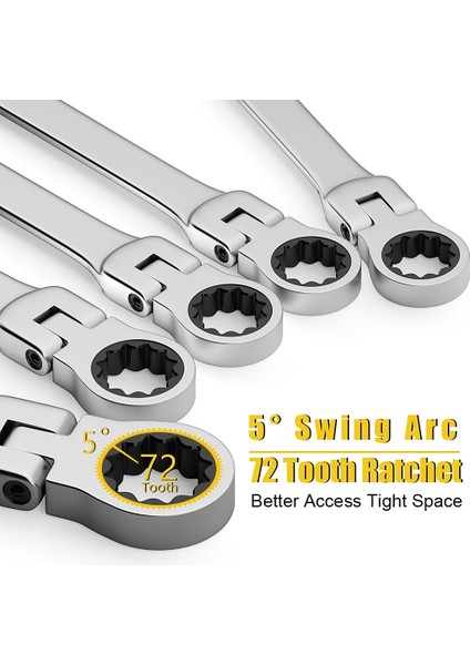 8mm-1 Adet 6-20MM Kombine Cırcır Anahtarı, Esnek Kafalı, Çift Amaçlı Cırcır Aleti, Cırcır Kombinasyon Seti.araba El Aletleri (Yurt Dışından) fiyatları