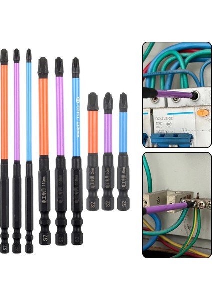 150MM Fph2 Manyetik Tornavida Bit Toplu Kafa Çapraz Yüksek Sertlik El Matkap Ucu Elektrikli Tornavida Seti Elektrikçi Ph1 Ph2 65-150MM (Yurt Dışından) modelleri