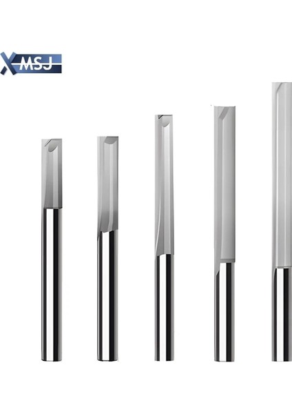 3.175X17 Renkli 1 Adet 3.175MM 4mm 6mm 8mm Iki Flüt Düz Yuvası Bit Ahşap Kesici Cnc Katı Karbür Iki Çift Flüt Uçları Cnc Freze Uçları (Yurt Dışından) modelleri