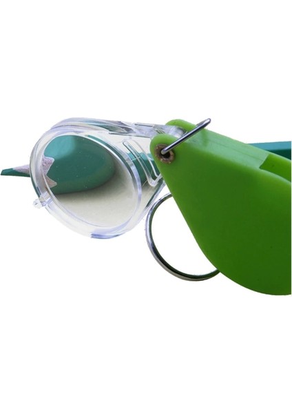 Turuncu 1 Adet Mini Cep Büyüteç Hediye Katlanır Büyüteç Anahtarlık Ile, Harita Okumak Için 10X Plastik Büyüteç, La (Yurt Dışından) indirimleri