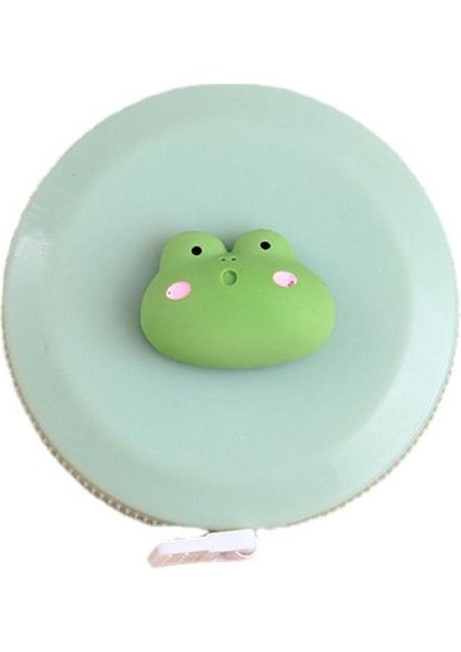 Kurbağa Karikatür Şerit Metre Taşınabilir Geri Çekilebilir Cetvel Küçük Bant Dikiş Terzi Aracı Mezura Çift Taraflı Vücut Ölçme Yumuşak Kural (Yurt Dışından)