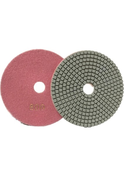 800 5 Inç 125MM Islak/kuru Elmas Parlatma Pedi Esnek Taşlama Diskleri Granit Mermer Taş Beton Zemin Parlatma (Yurt Dışından)