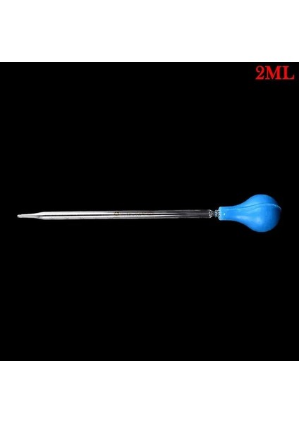 2ml Mavi Kapaklı 0.5ml 1ml 2ml 3ml 5ml 10ML Cam Dereceli Ölçekli Damlalık Pipet Laboratuvar Transfer Pipetleri Kırmızı/mavi Kauçuk Kafa Kimya Pipeti (Yurt Dışından)