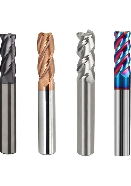 3R1X4DX50L HRC55 4f Çelik Xuhan Köşe Yarıçapı End Mill Cnc R Bullnose Kesici Tungsten Karbür Çelik Metal Yönlendirici Aracı 3 4 Flüt R0.5 R1 Yüzey Işleme (Yurt Dışından) modelleri