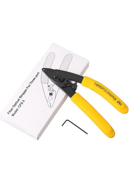 13 cm Cfs-3 Üç Portlu Fiber Optik Striptizci Pense Tel Striptizci Ftth Araçları Için Optik Sıyırma Pense Aracı (Yurt Dışından) fırsatları